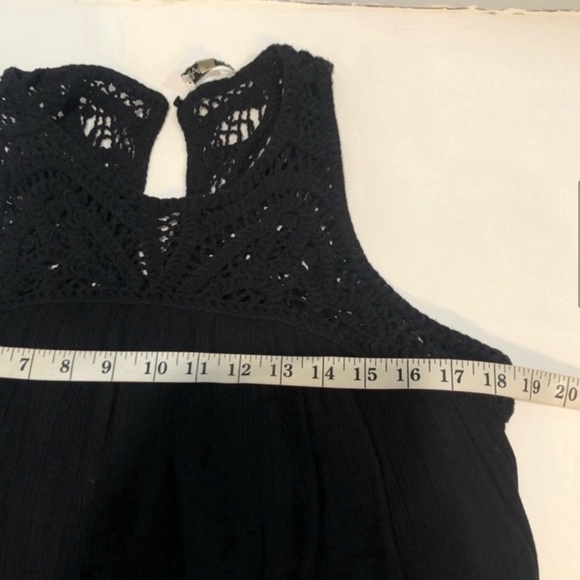 NM Neiman Marcus embroidery boho high low cut midi dress - Picture 6 of 14